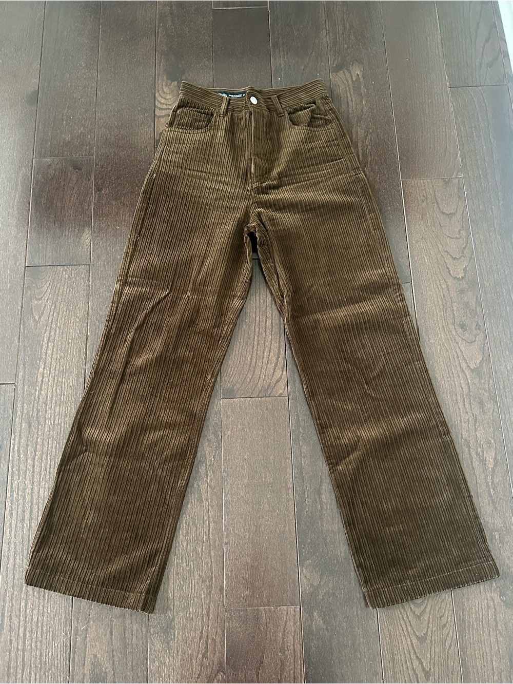 Zara corduroy high waist pants